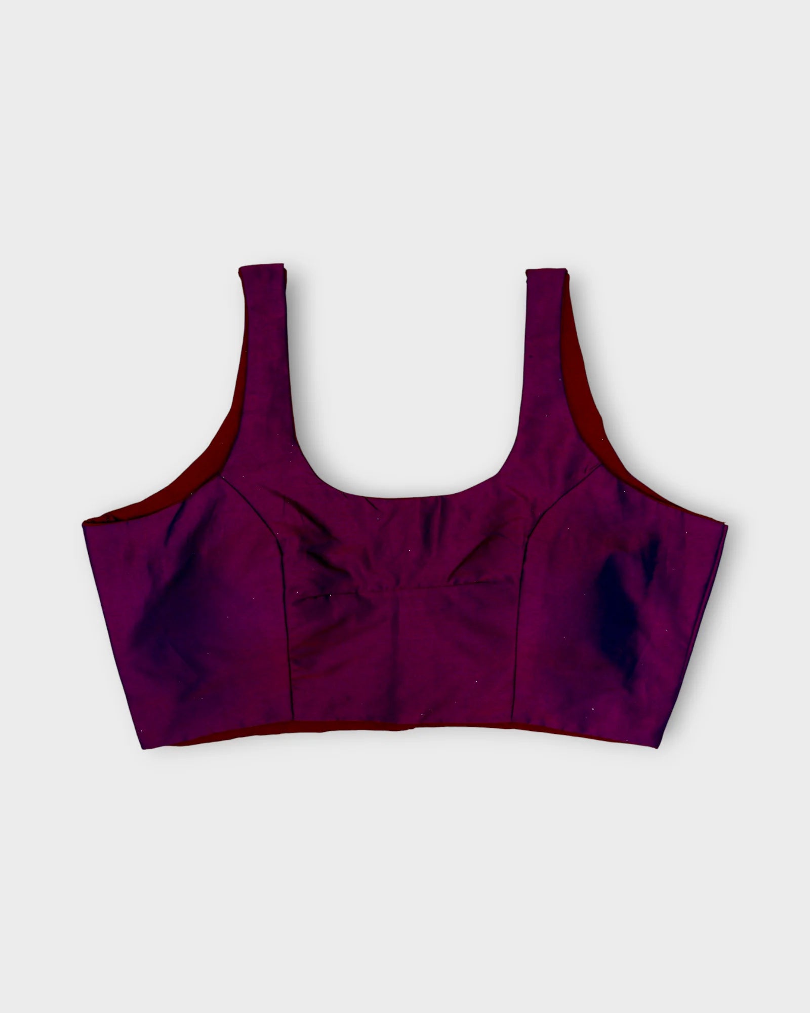 Silk U Neck Blouse Grace Meets Festive Charm