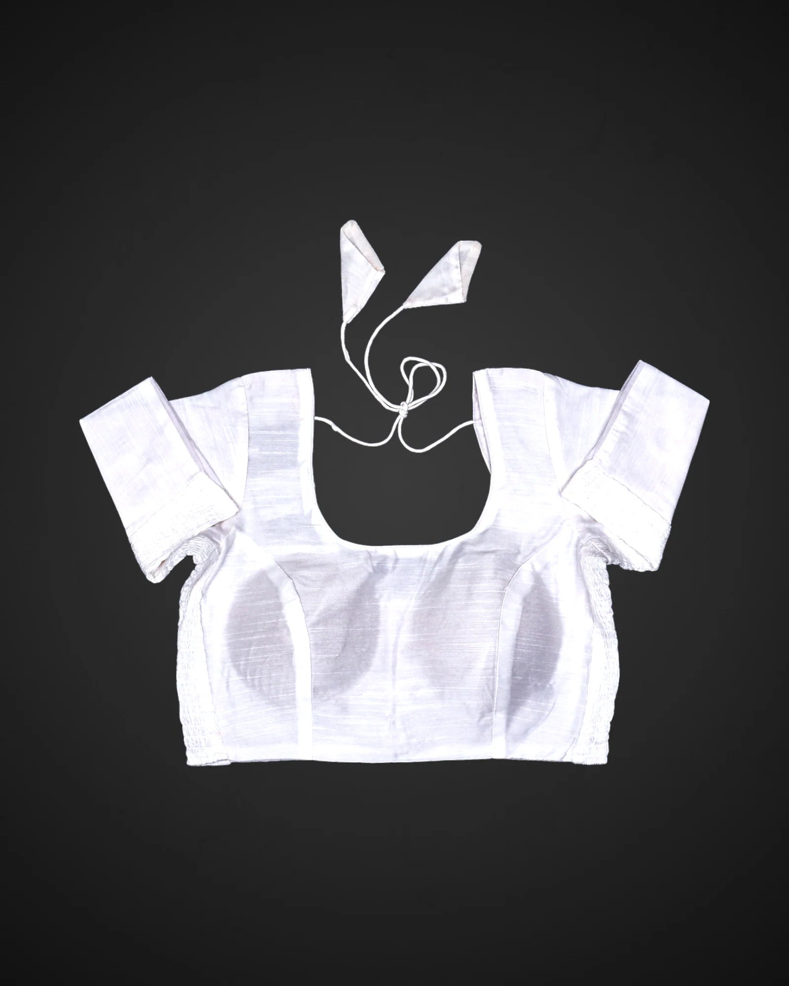 Tussar Silk Embroidered Readymade Blouse