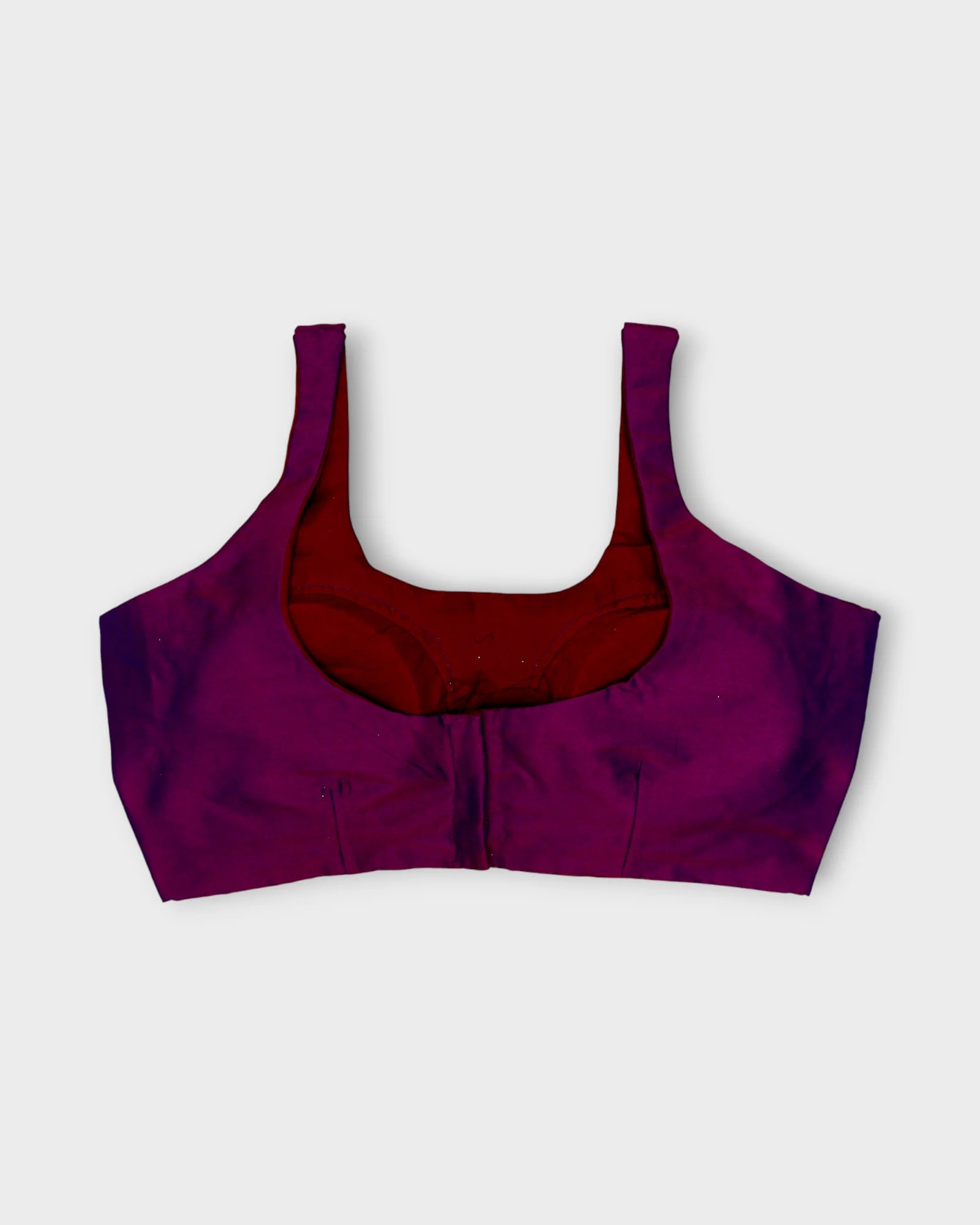 Silk U Neck Blouse Grace Meets Festive Charm