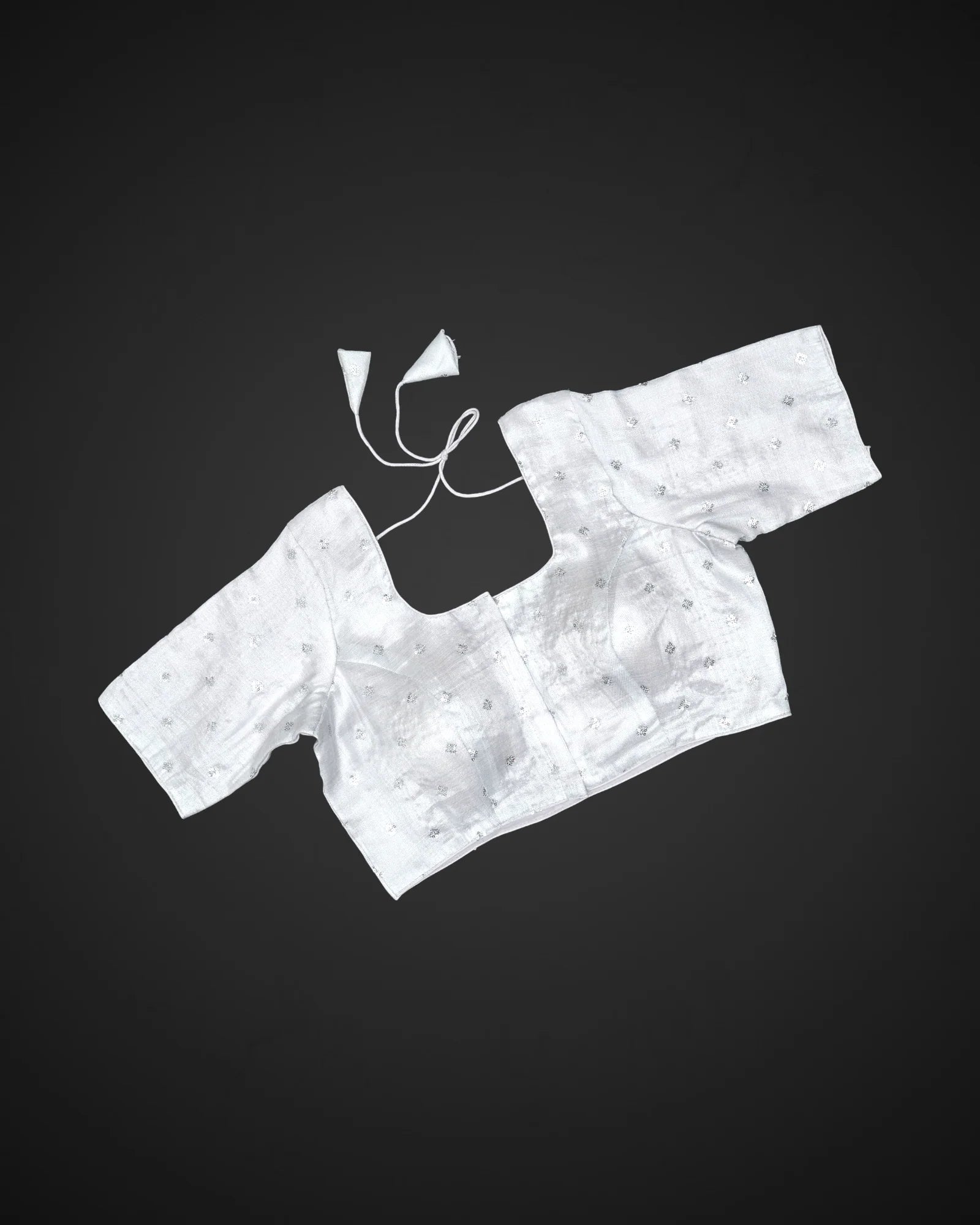 U Neck Cotton Readymade Blouse