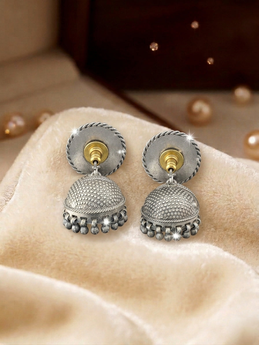 Round Charm Jhumkas
