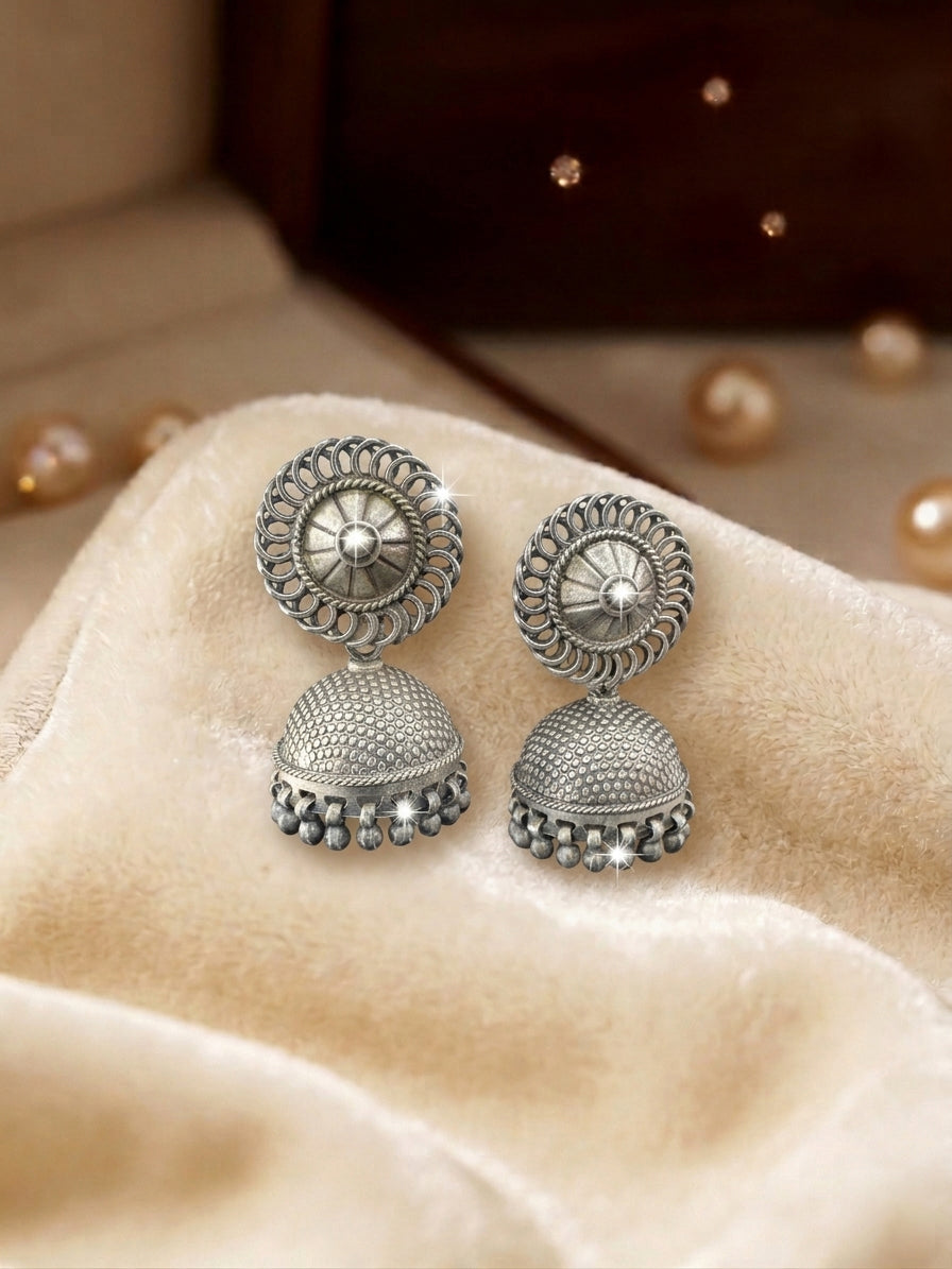 Round Charm Jhumkas