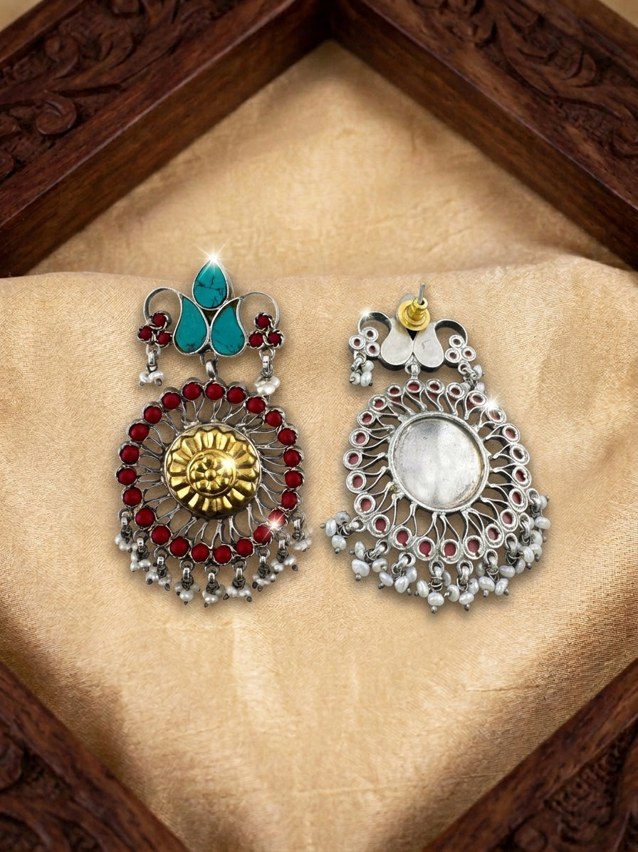 Timeless Coral Charm Danglers