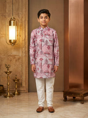 Boys Traditional Embroidered Kurta Pajama