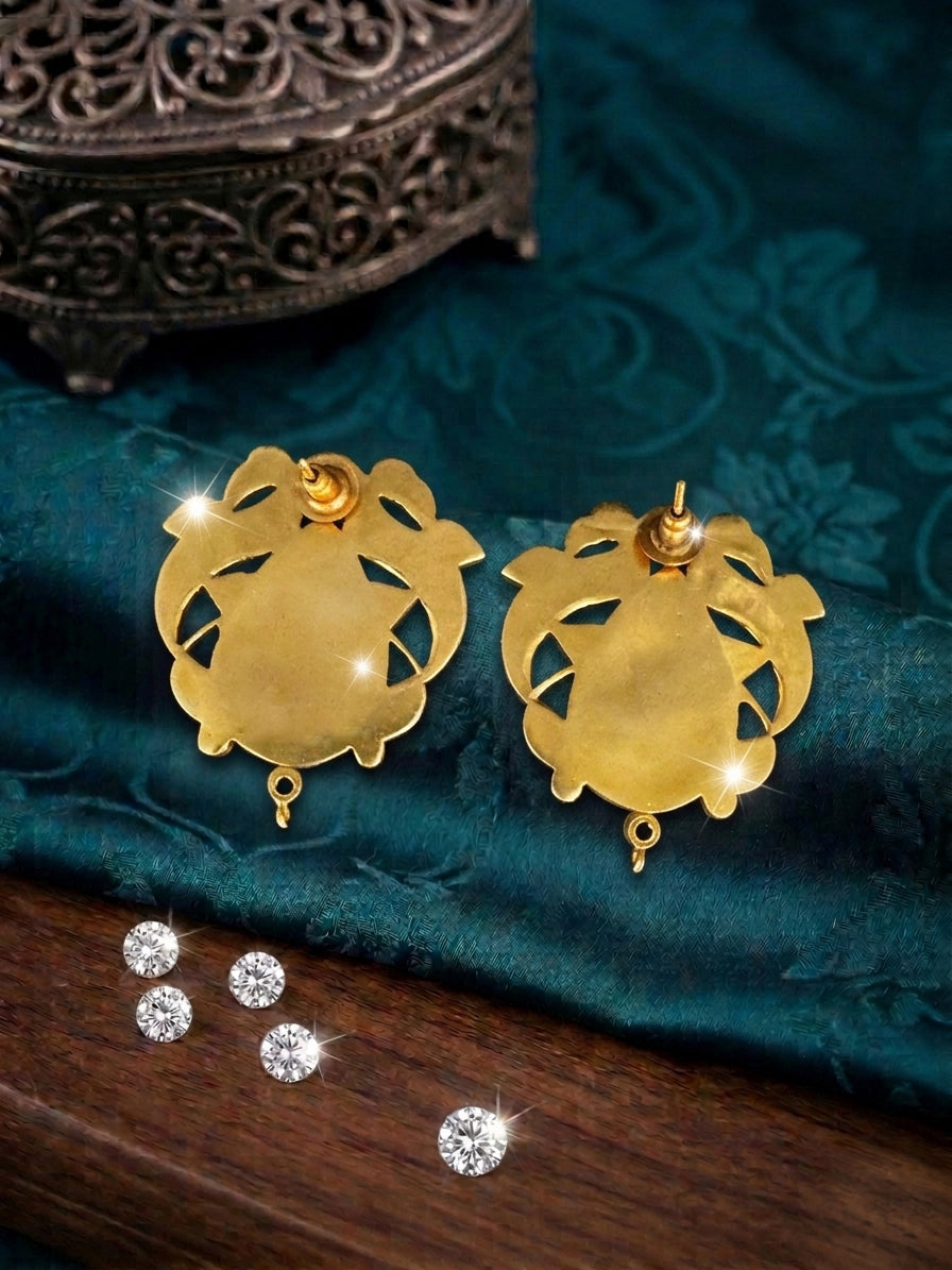 Turquoise Drop Studs