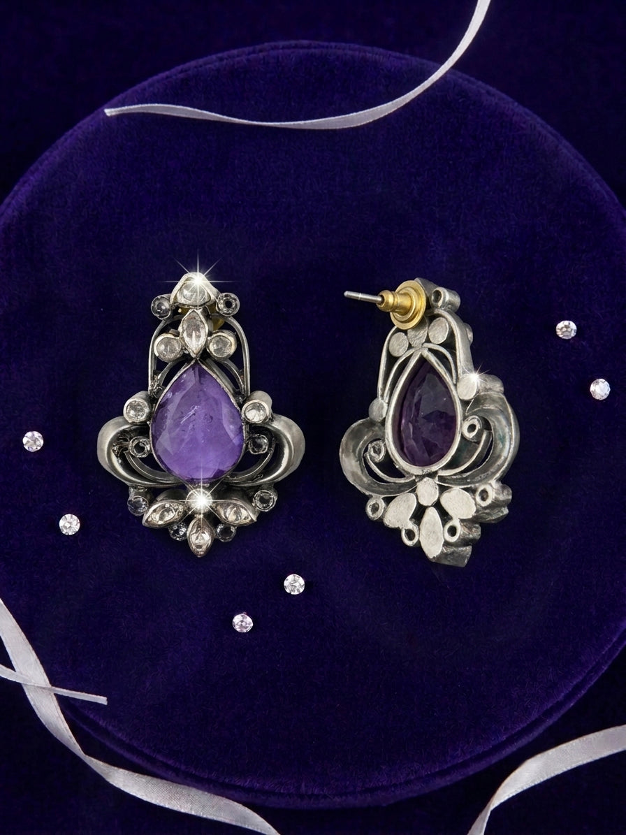 Violet Glow Earrings