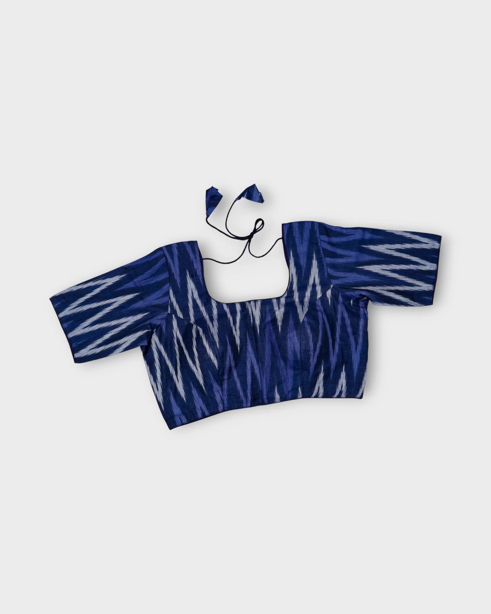 Cotton Deep Back Design Readymade Blouse