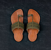 Light Brown Artisan Leather Kolhapuri Sandals