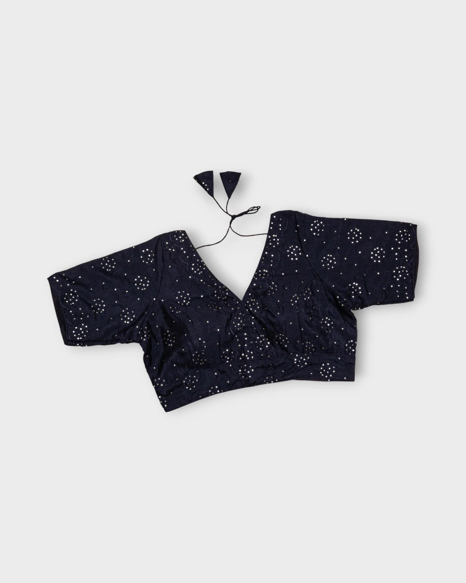 Silk Serenity Solid Color Readymade Blouse