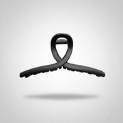 Stylish Black Geometric Acrylic Hair Claw