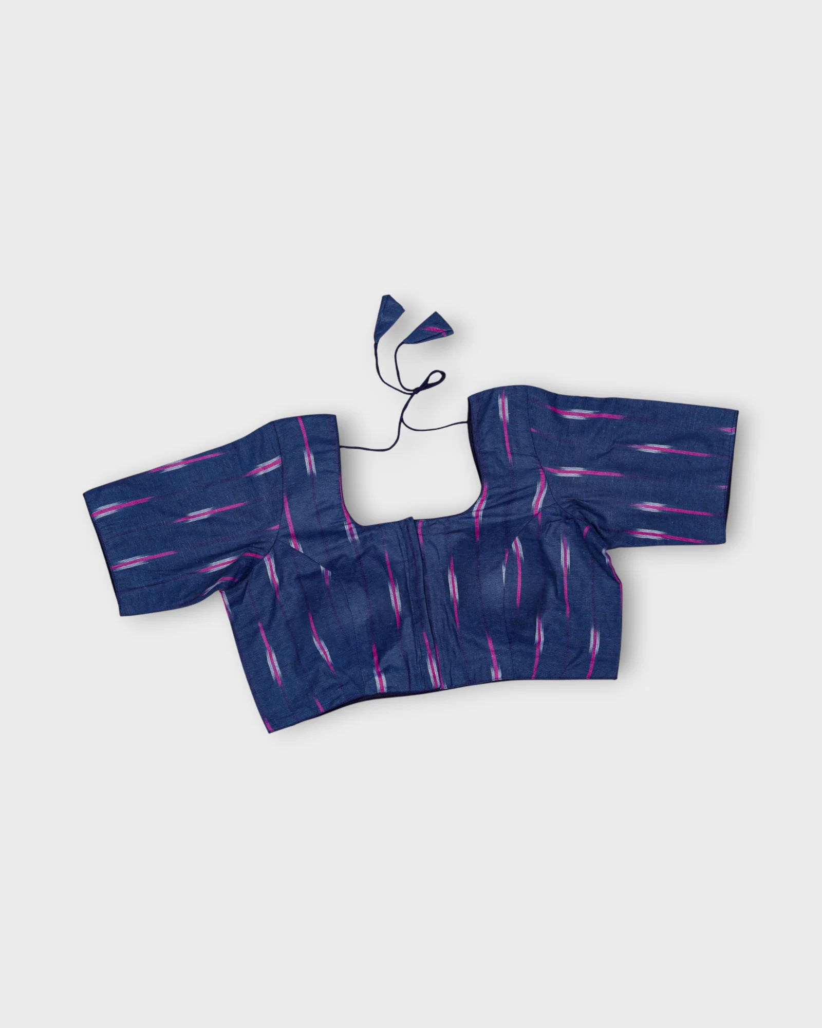 Cotton Deep Back Design Readymade Blouse