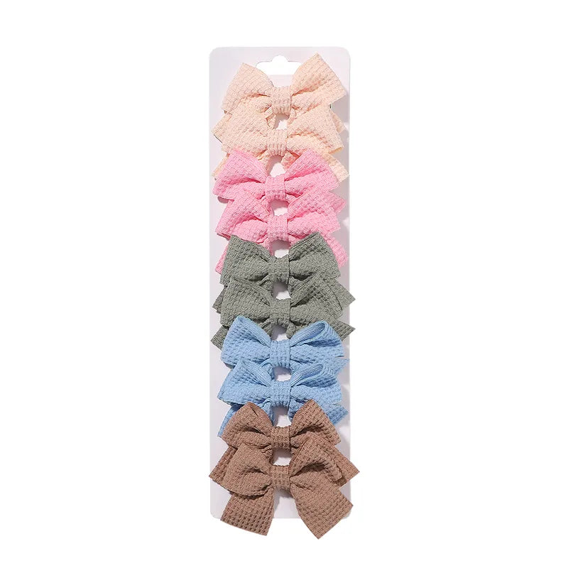 Multicolor Bow Knot Hair Clip for Girls