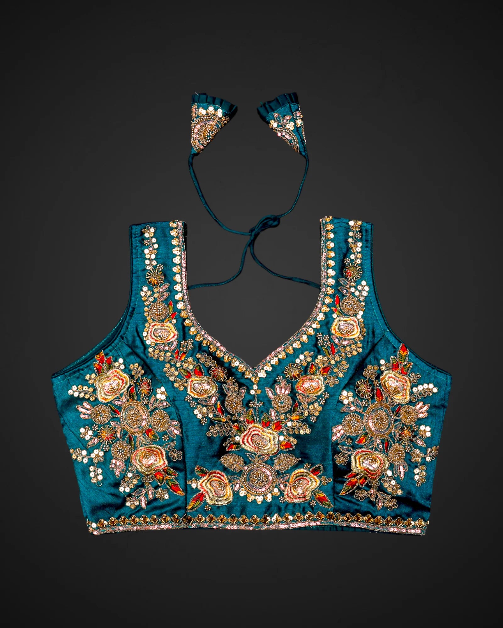 Luxe Silk Readymade Blouse
