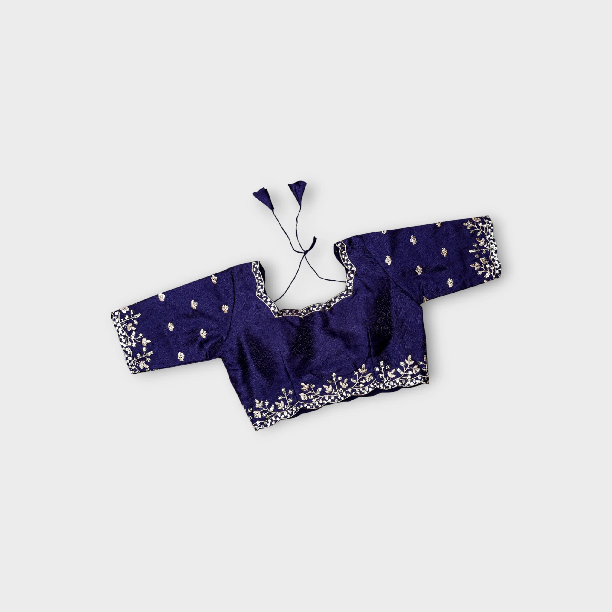 Phantom Silk Sequined Readymade Blouse