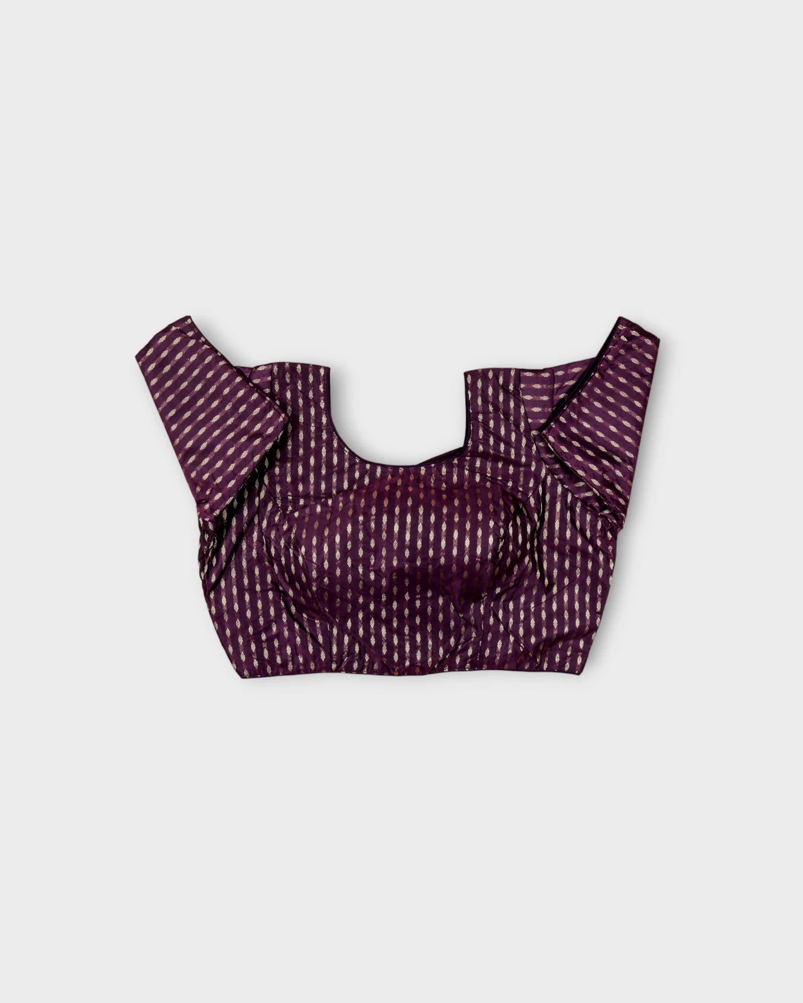 Chic Silk U Neck Blouse Tradition Meets Comfort