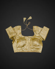 Tissue Deep Back Readymade Blouse