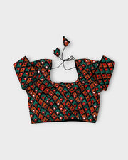 Raw Silk Modern Fit Readymade Blouse