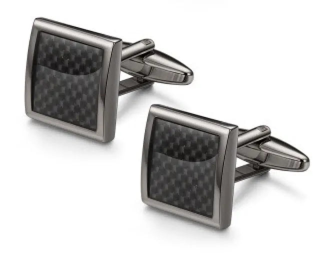 Black French Cufflinks for Men's Business Shirts