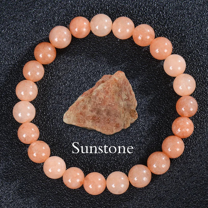 Round Natural Stone Bracelet