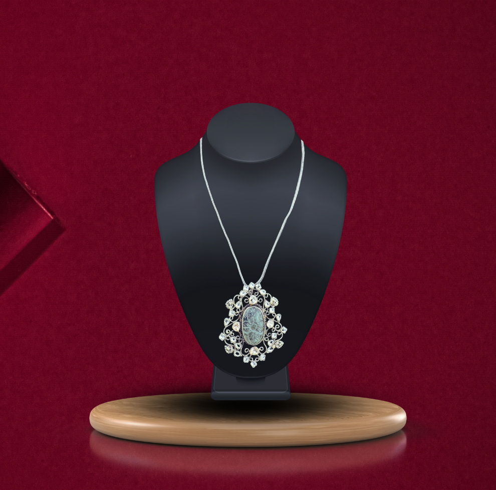 Touch of Color Pendant with Chain