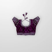 Silk U Neck Readymade Blouse