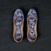 Textured Multicolor Closed Toe Jutti