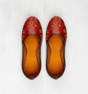 Two Tone Brown Traditional Jutti