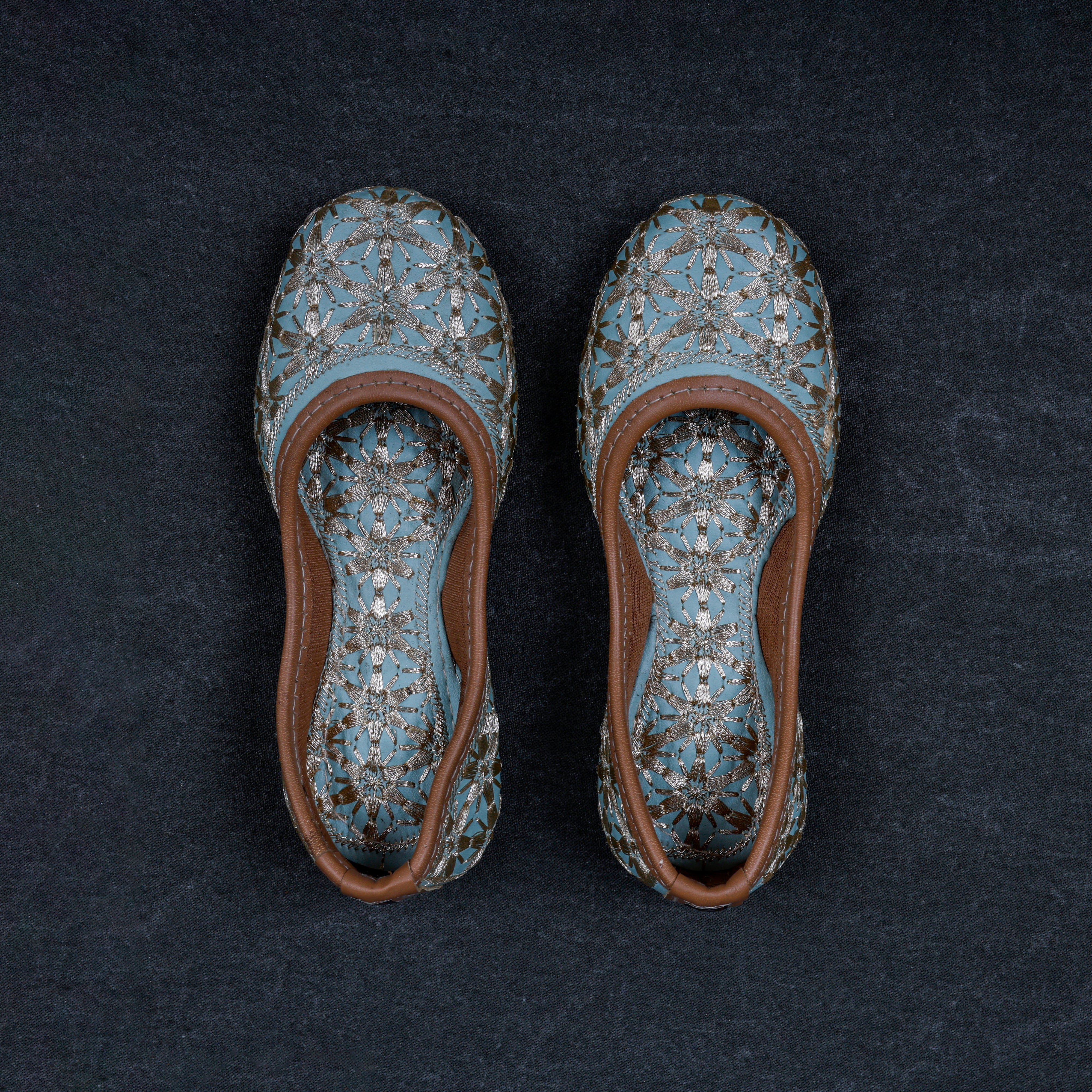 Pista Green Traditional Comfortable Jutti
