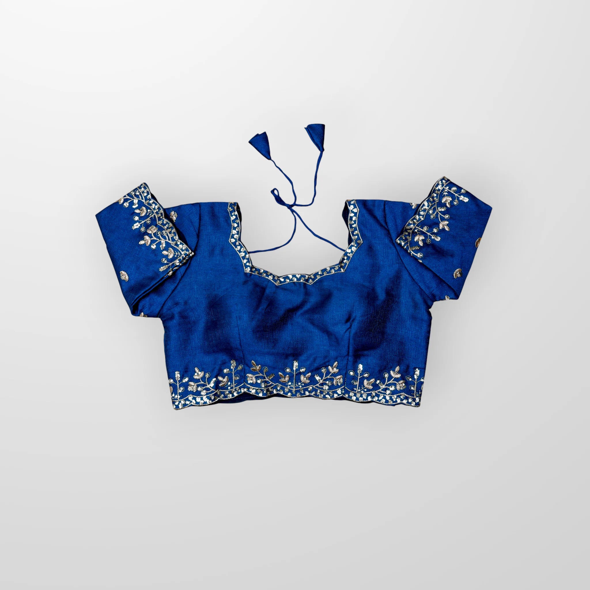 Phantom Silk Sequined Readymade Blouse