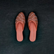 Two Tone Light Pink Artisan Mules