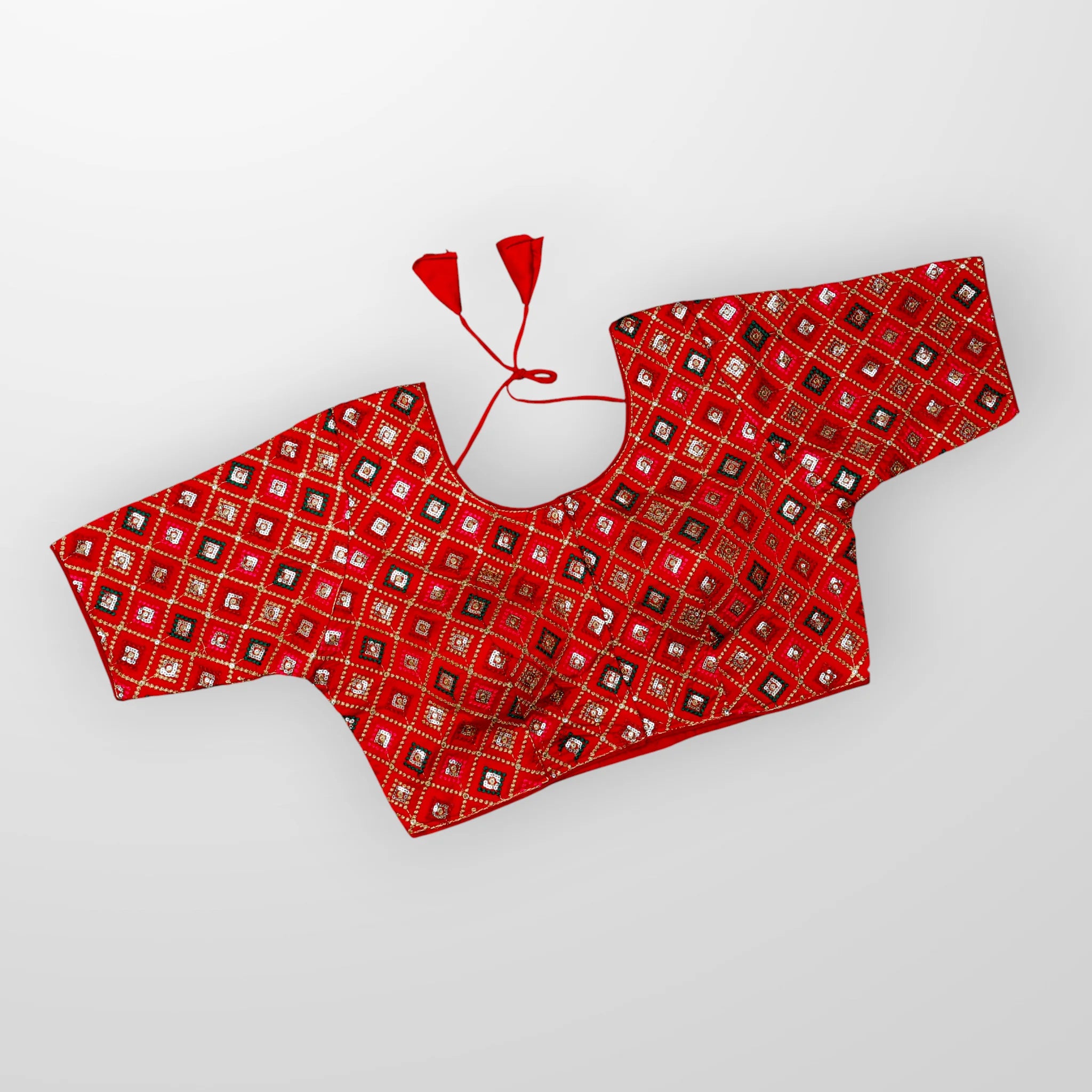 Silk Embroidered Readymade Blouse