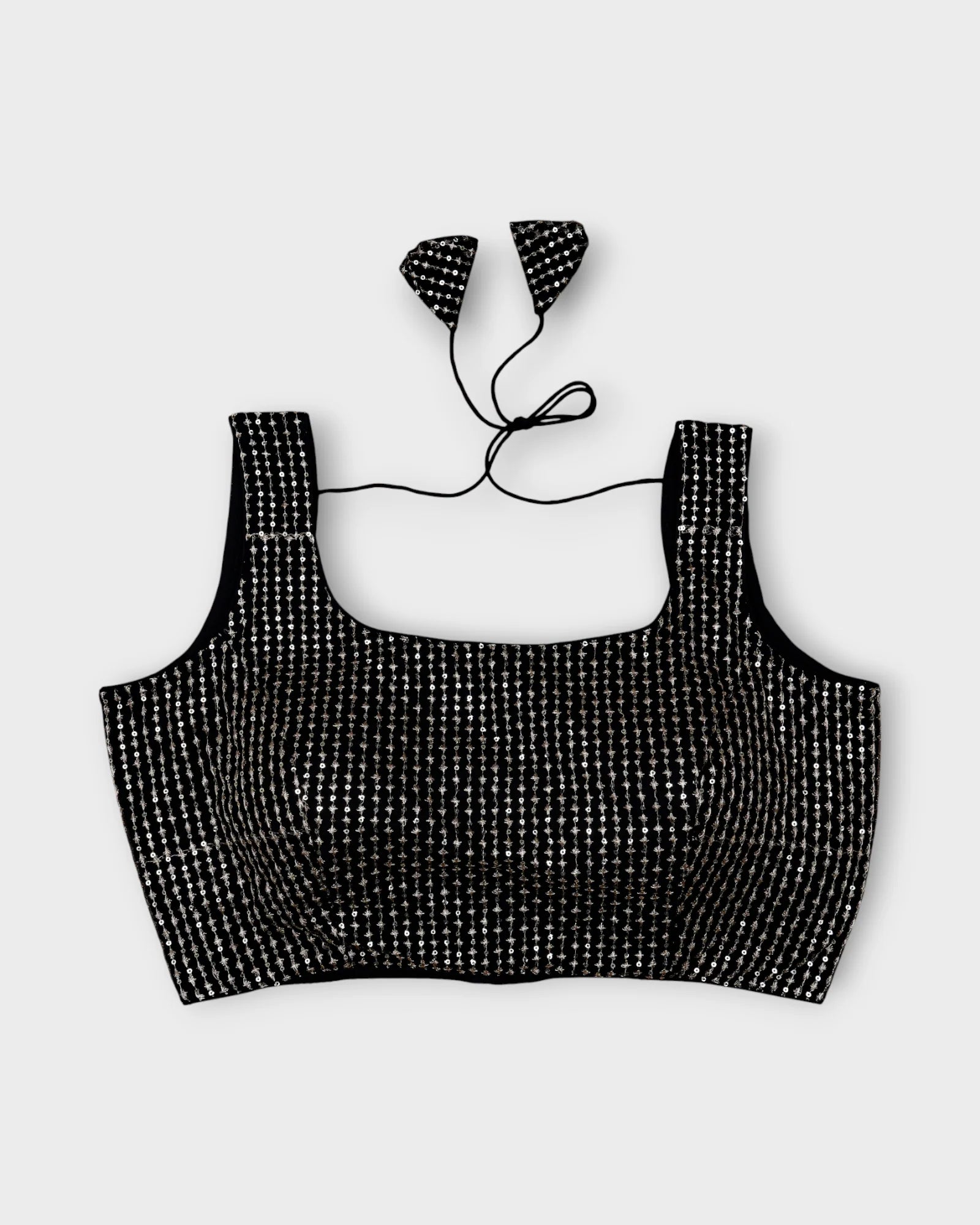 Embroidered Cotton Square Neck Readymade Blouse