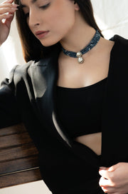Blue Majesty Polki Necklace - Dyulokha