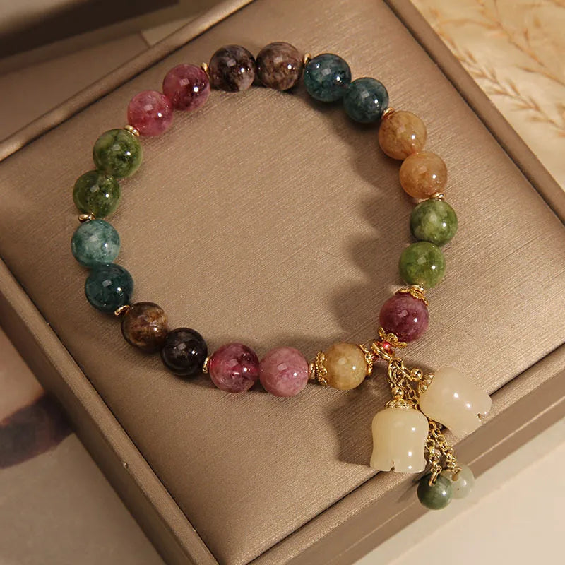Multicolor Crystal Flower Wholesale Bracelets