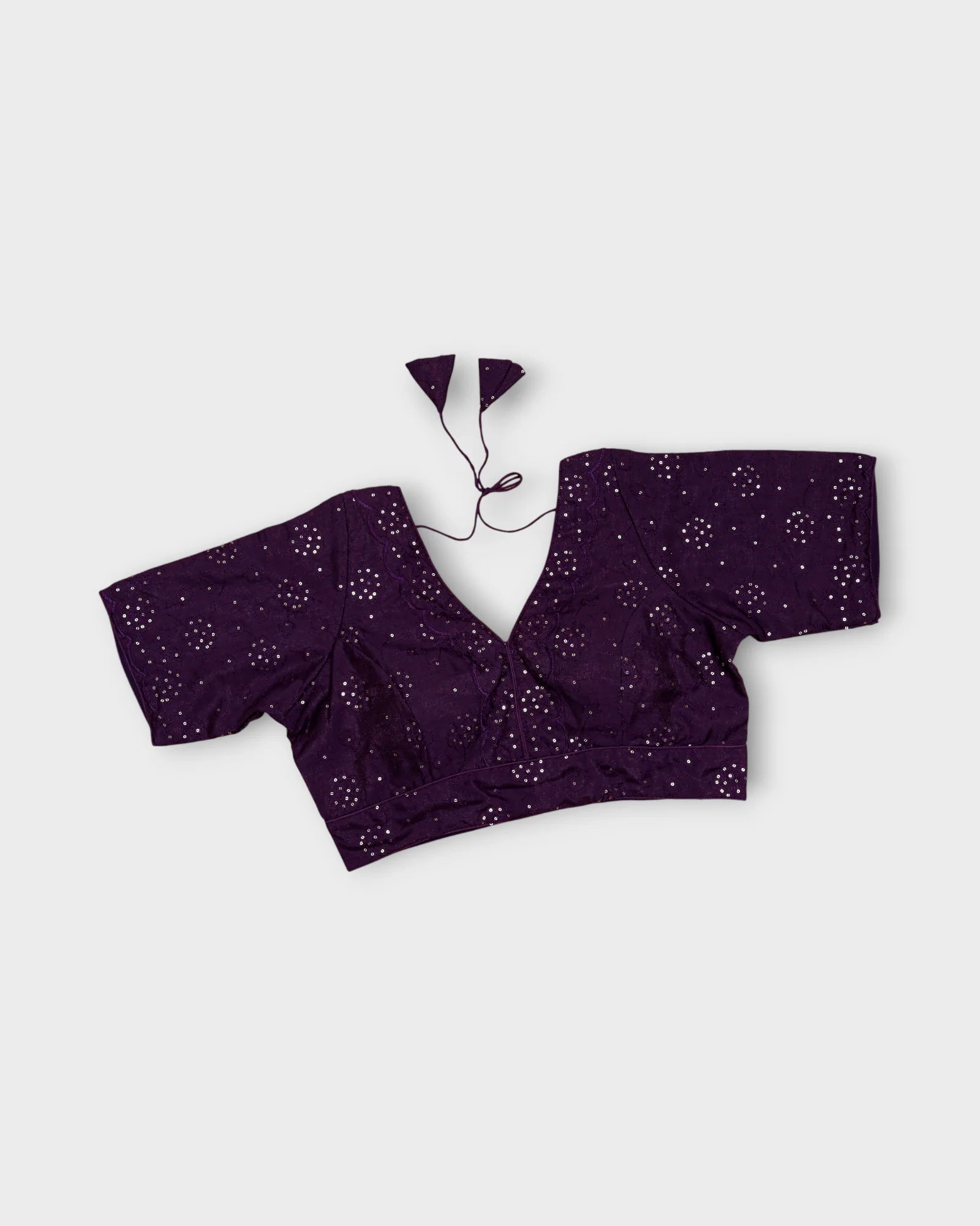 Silk Serenity Solid Color Readymade Blouse