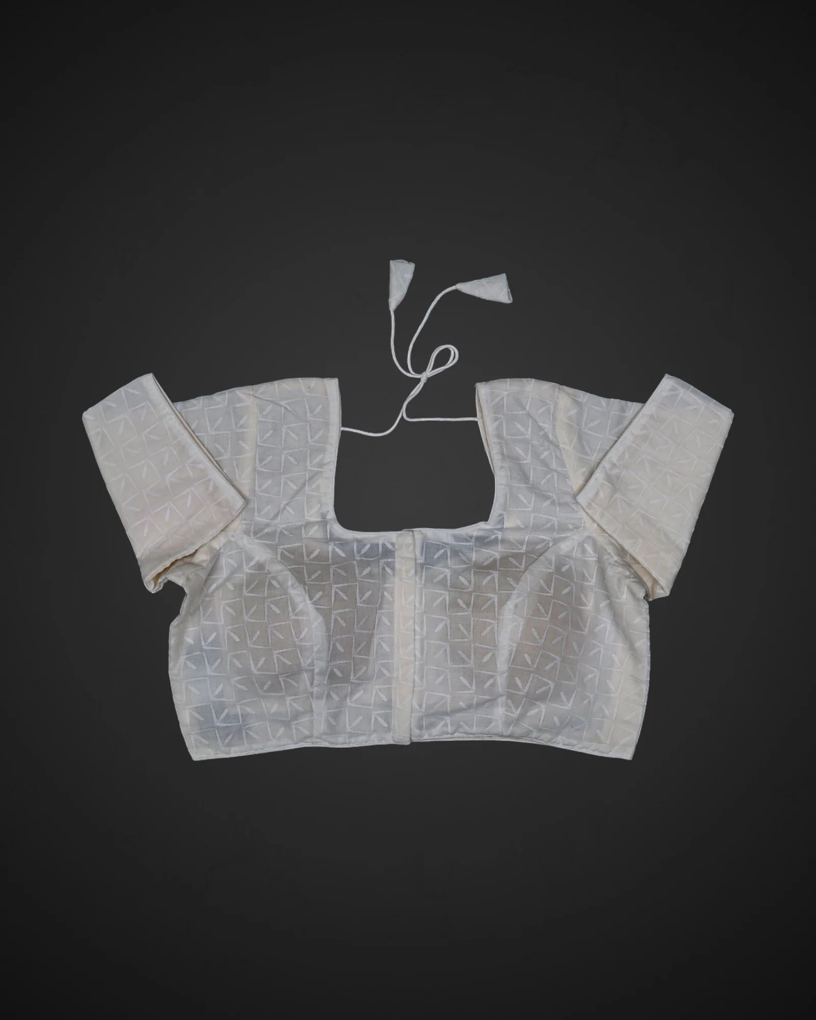 Cotton U Neck Readymade Blouse