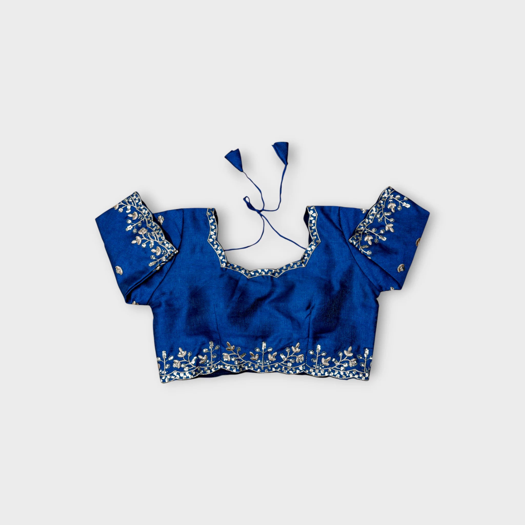 Phantom Silk Sequined Readymade Blouse