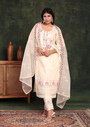 Off-White Kurta Set