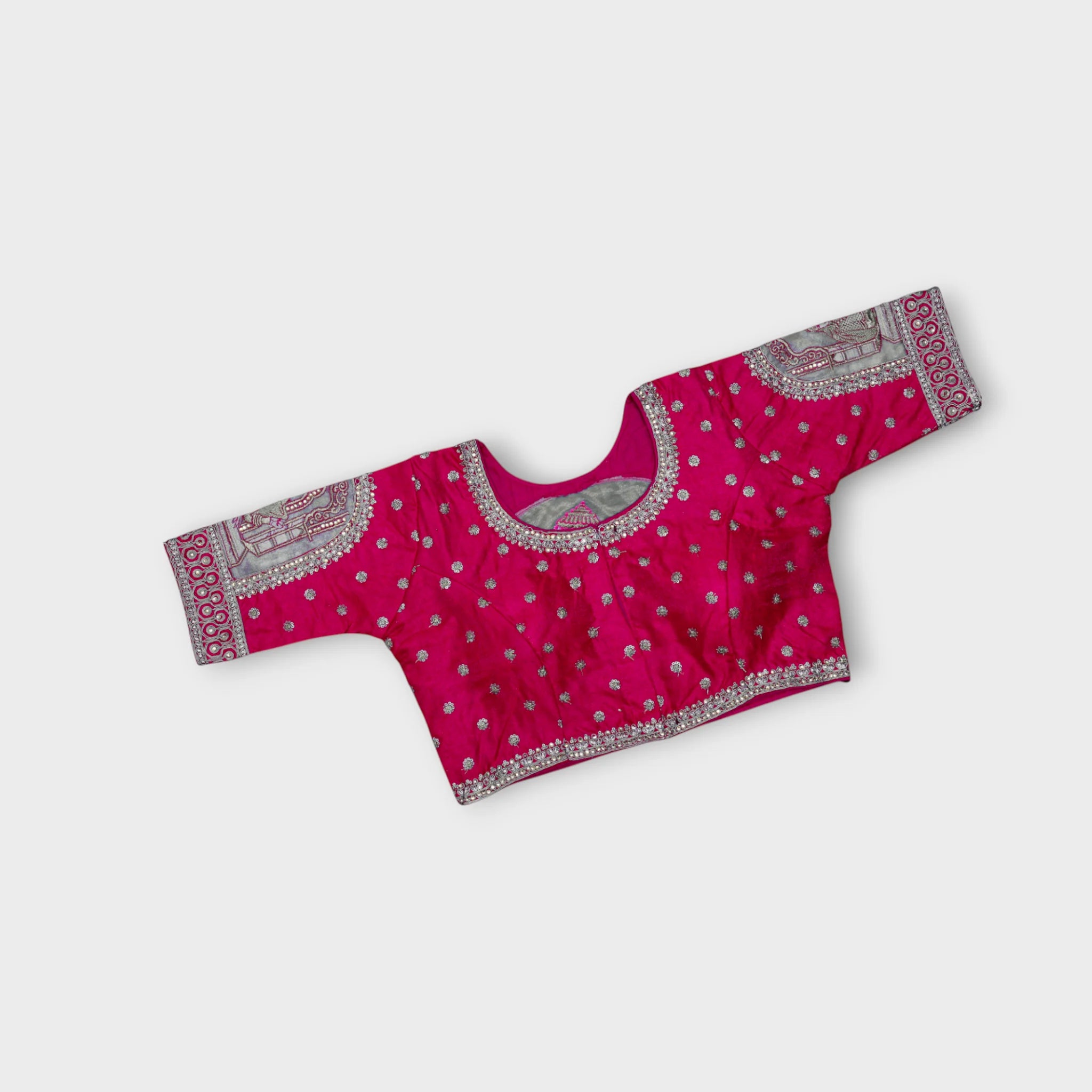 Phantom Silk U Neck Readymade Blouse
