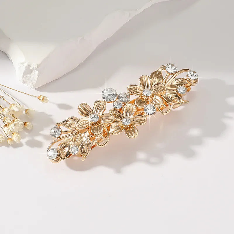 Flower Zinc Alloy Hair Clip for Women