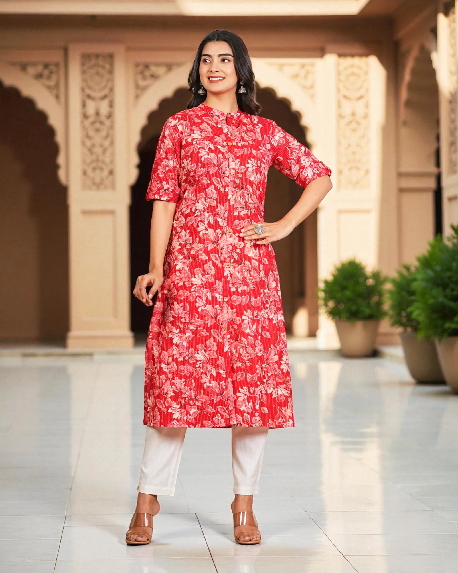 Cotton Kurta With Comfortable Fit