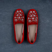 Red Velvet Almond Jutti