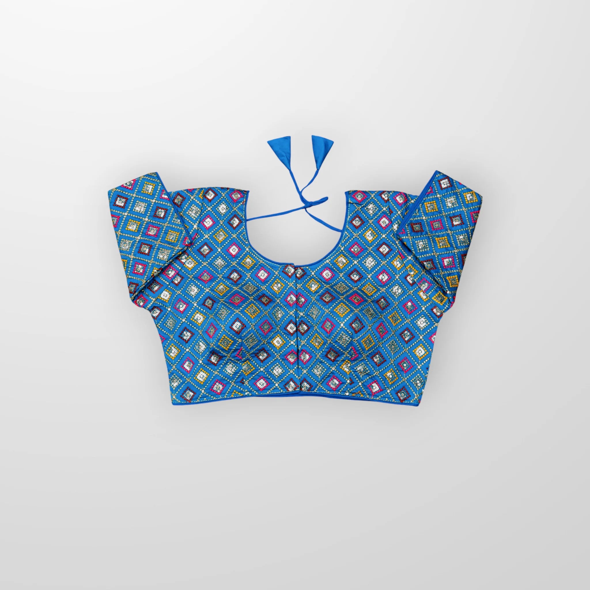 Silk Embroidered Readymade Blouse