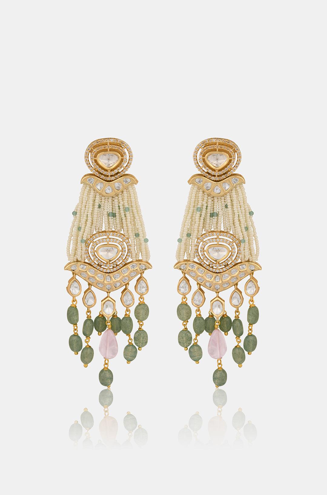 Graceful Vibrance Chandelier Earrings - Dyulokha