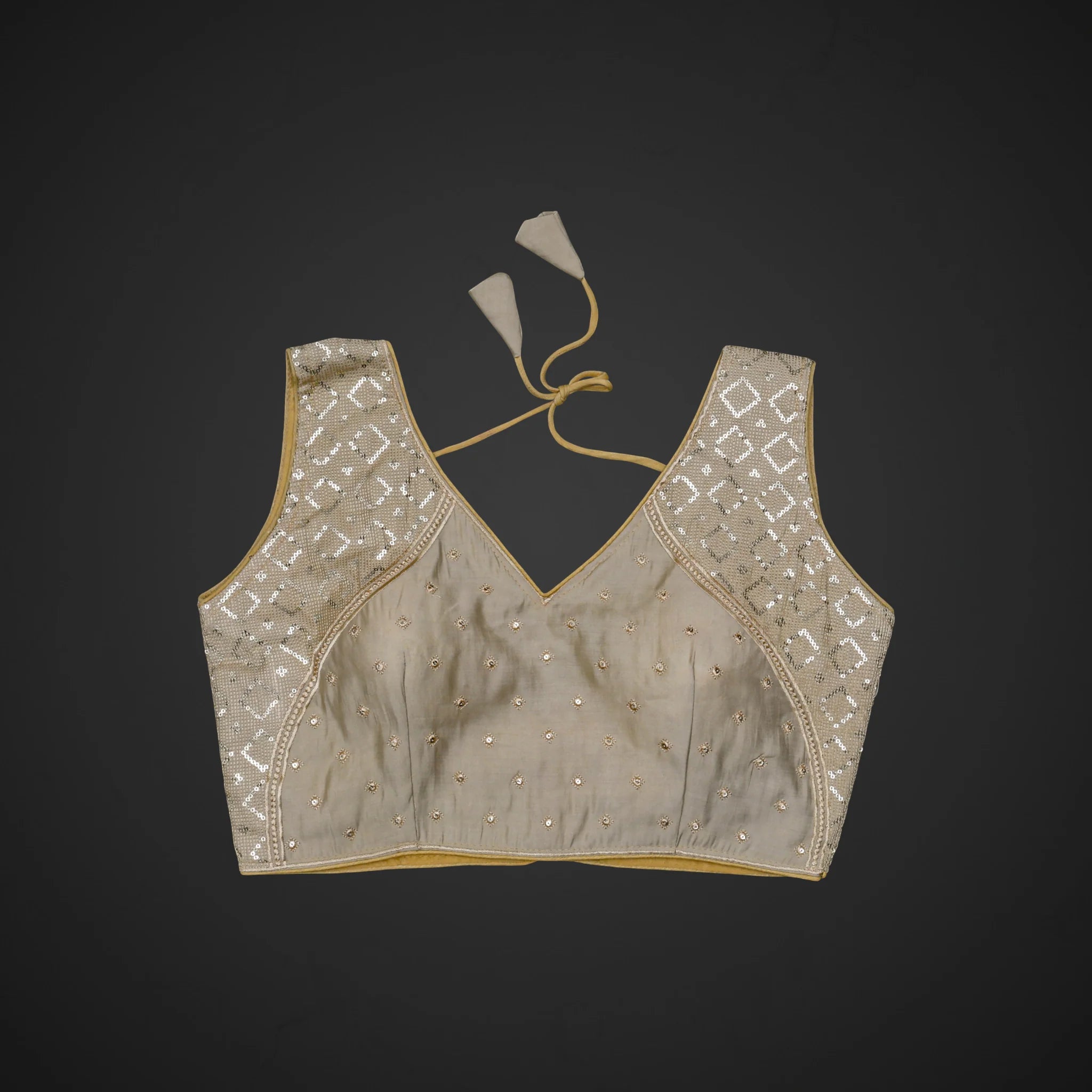 Embellished Silk Readymade Blouse