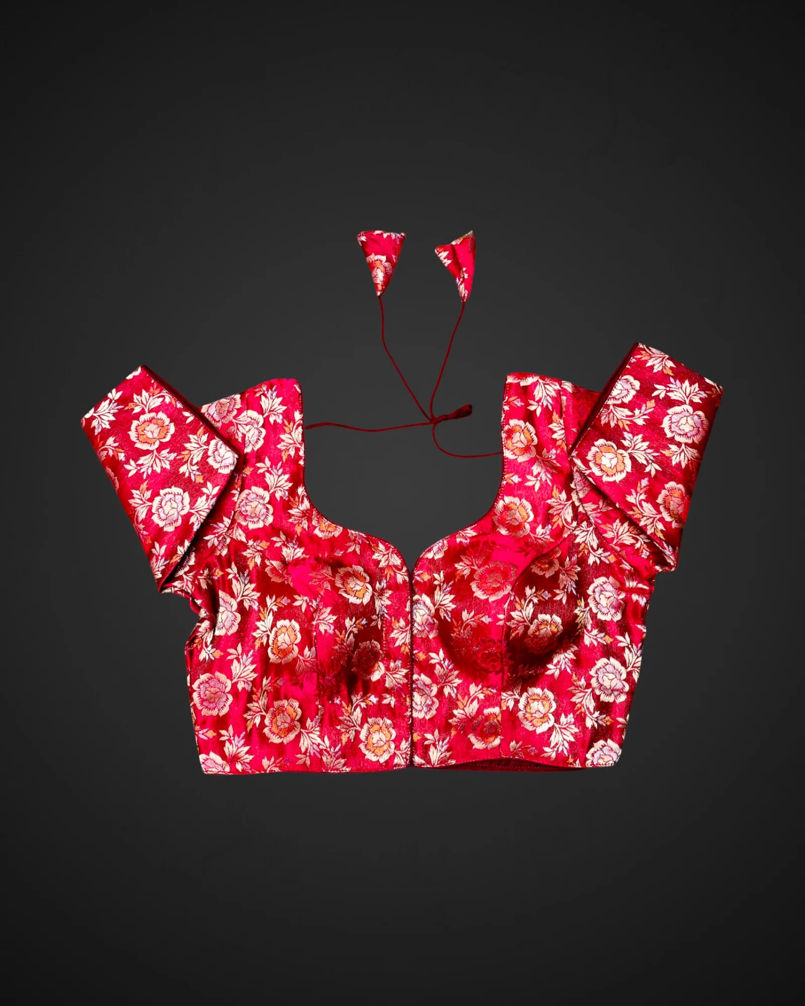 Cotton Backless Readymade Blouse