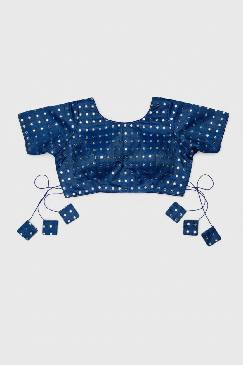 Tissue Modern Cutout Readymade Blouse