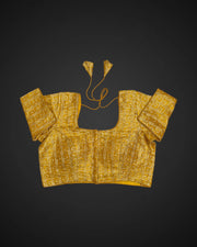 Soft Tissue Deep Back Readymade Blouse