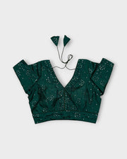 Silk Serenity Solid Color Readymade Blouse