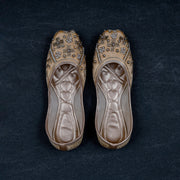 Gold Artisan Closed Toe Jutti